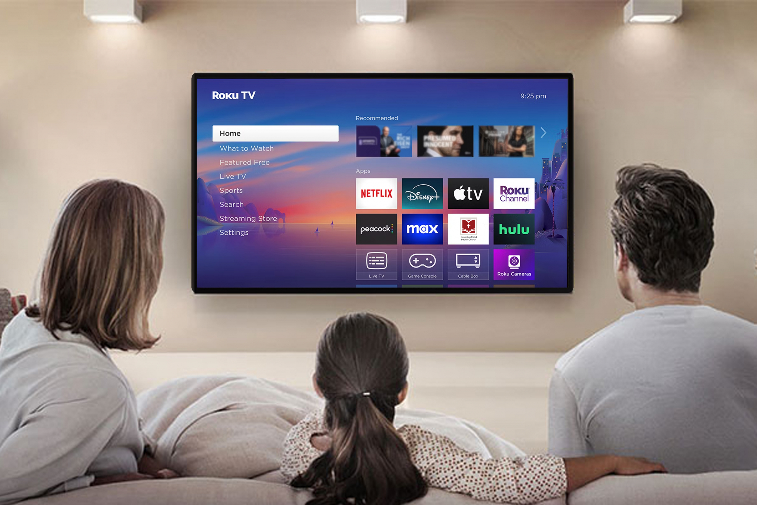 Roku live church services